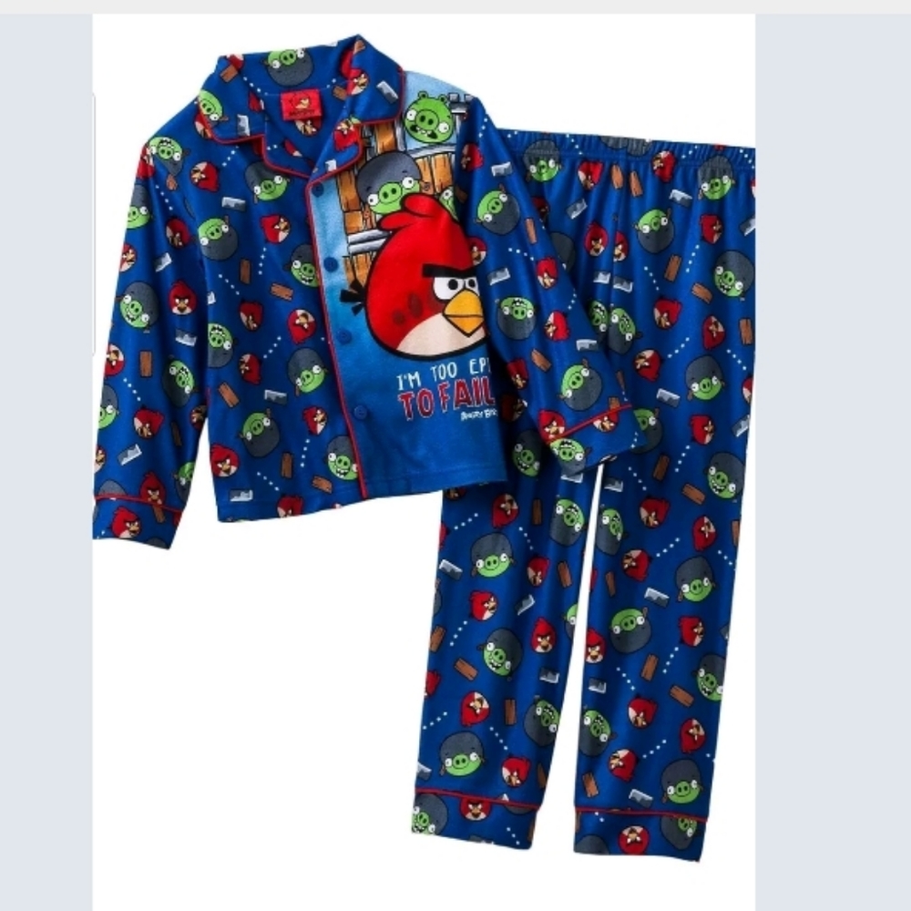 Angry Birds Two-Piece Pajama Sleepwear Set 2